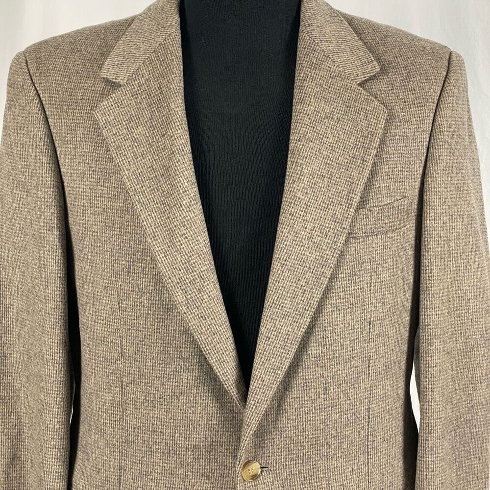J.G. Hook Vintage Camel Hair Sports Coat - Men's 40 Large - Picture 5 of 9